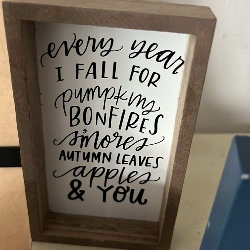 Fall decor Decorative Signs set